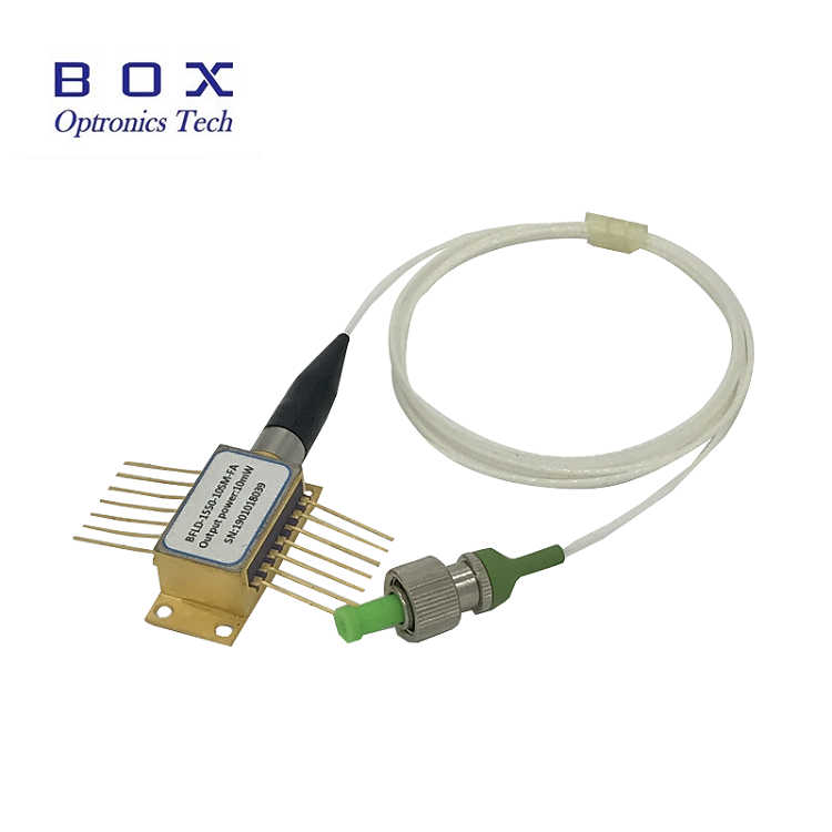 1550nm 50mW 100Khz 狭線幅 DFB バタフライ レーザー ダイオード